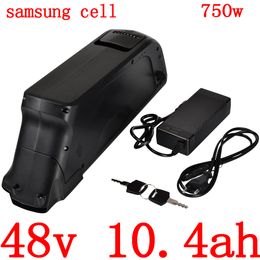 48V 500W 750W ebike battery pack 10ah electric bicycle 48v 8ah 10.4ah lithium ion use samsung cell free duty