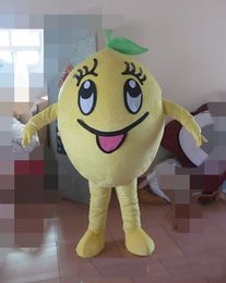 2019 Hot sale in-kind shooting lemon mascot costume for adults lemon mascot Holiday special clothing