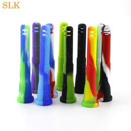 Hookah Silicone Downstem Tubes With 105mm length Silicone Downstem For Glass Bong Smoking Dropdown Tobacco Water Smoking Pipes