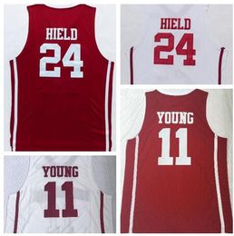 University of mens 24 HIELD 11 Young College Basketball wear,trainers athletic Training Basketball jerseys,online shopping stores