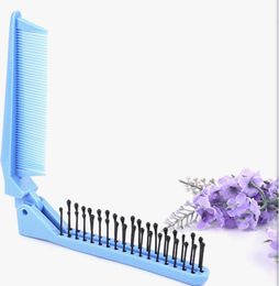 Foldable Hair Comb Brush Anti-static Hairbrush Portable Travel Hair Brush ABS Folding Hairdressing Styling Tool