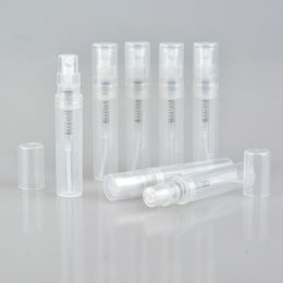 wholesale 3ml Small Plastic Perfume Spray Bottle Empty Clear Sample Mist Sprayer Atomizer Pump Spray Bottle