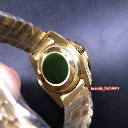 2023Men's Iced Diamond Wristwatch Golden Stainless Steel Full Diamond Strap Watch Golden Diamond Case Watch Automatic Mechan