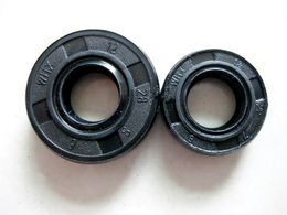 (Large crankshaft oil seal + Small crankshaft oil seal) 2pcs for Zenoah CHTZ6010 HTZ7510 7510 6010 Trimmer brush cutter replacement