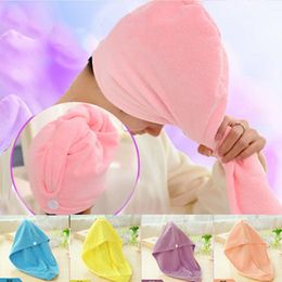 1Pcs Hair Quick Drying Bath Towel Sauna Spa Tub Cap Head Wrap Shower Bath Caps Toalha Toallas Towels For Adults Hand Towels