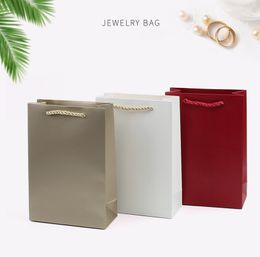 Jewellery Gift Bags, Paper Gift Bags with Cotton Handle, Tote Paper Bags,Shopping Bags, Kraft Bags,Retail Bags, Party Bags