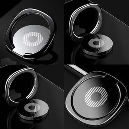 Universal 360 Degree Magnetic Metal Finger Ring Holder Smartphone Mobile Phone Finger Stand Holders For iPhone X 8 7 6 plus