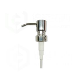 28/400 Satin Brushed Flat Top Rust Proof Liquid Soaper Replacement Pump White Brass ORB 304 Stainless Steel Silve Jar not in Dispenscluded