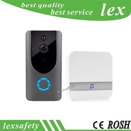 Wireless WiFi Video Doorbell Intercom Kit Door Phone Intercom Home Security,Support IOS Android,Wireless Doorbell Receiver