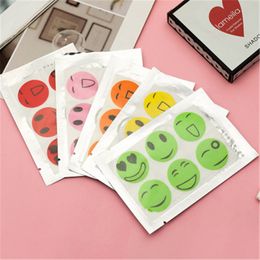 Anti Mosquito Sticker Cartoon smiley repellent sticker Patch Mosquito Killer Smiling Face Mosquito Repellent (1 set=6 pcs) free shipping
