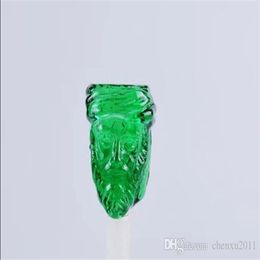 Green people glass accessories , Wholesale Glass bongs Oil Burner Glass Pipes Waters Pipe Oil Rigs Smoking Free Shipping