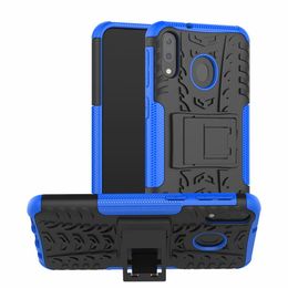 For Samsung Galaxy M10 M20 M30 A10 A30 A50 A70 A20 A80 A90 M40 A60 A40 A10e A20e Hard Case Soft Skin Armour Hybrid stand Silicon Phone Cover