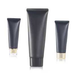 100ml X 50 Empty Black Soft Tube For Cosmetic Packaging 100g Lotion Cream Plastic Bottles Skin Care Squeeze Container