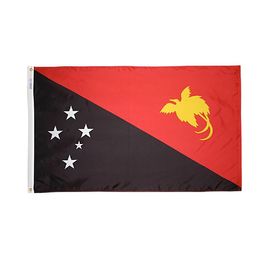 3x5ft Custom Papua New Guinea Flag High Quality Digital Printed Polyester Advertising Outdoor Indoor ,Most Popular Flag,Free Shipping