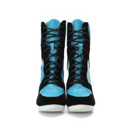 Heißer Verkauf – Neue Damen-Stiefel mit hohem Absatz, sportliches Design, Plateau-Booties, Patchwork, X-Criss-Riemen, modisches Kleid, warme Booty-Schuhe N061