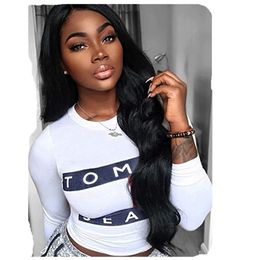 360 Lace Frontal Wig Cap With Baby Hair Body Wave Brazilian Virgin Hair 250% lace front Human Hair Wigs For Black Women