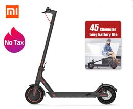 Keine Steuer Xiaomi Mijia M365 Pro Elektrischer Roller Smart E Roller Skateboard Hoverboard Longboard 2 Wheel Patinete Erwachsene 45km Batterie