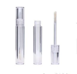 Empty Transparent Lipgloss Tubes Round Square Clear Cosmetic Containers Lipgloss Tube Packaging Lip