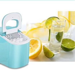 Portable Automatic electric ice Maker Household mini square shape ice making machine15kg/24h home family small bar coffee shop