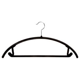 Flocking Hanger Non Slip Windproof Clothes Hanger Swivel Hook Plastic Coat Hanger No Trace Pant Hangers Clothe Support Rack DBC VT0401