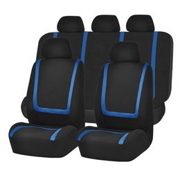 Universal Car Seat Covers 9pcs Full Seats Cover Fittings Auto Interior Accessories Suitable For Cars Care Protector271R