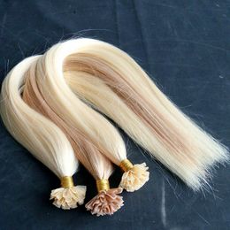 100 human remy hair extensions u tip hair 1g per stand for salon hairstylist option colorhair 300st one lot