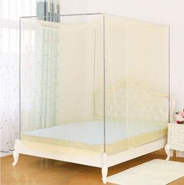 High Quality Quadrate Single-Door Mosquito Net Home Simple Design Summer Mosquito Net for Double Bed Plus Size