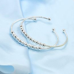 Bracelets & Bangles Silver Plated Beads Charm Bracelets