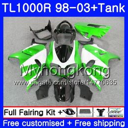 +Tank For SUZUKI SRAD hot sale green TL 1000 R TL1000R 98 99 00 01 02 03 304HM.33 TL1000 R TL 1000R 1998 1999 2000 2001 2002 2003 Fairings