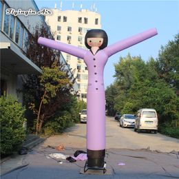 Outdoor Advertising Inflatable Sky Dancer 3m Height Blow Up Dancing Women Customized Air Tube Girl For Event
