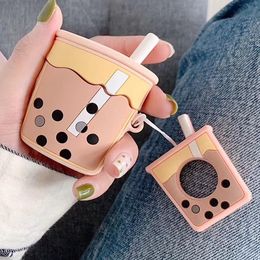 Stylish cute mini wireless bluetooth earphone case portable earphone case multicolor designer design with small animal pattern