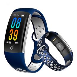 Q6 Fitness Tracker Smart Bracelet HR Blood Oxygen Monitor Smart Watch Blood Pressure Waterproof IP68 Smart Wristwatch For Android iPhone