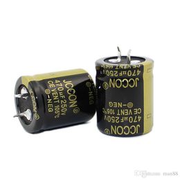 JCCON Thick-foot Electrolytic Capacitor 250v470uf Volume 25x30 22x40 Inverter Power