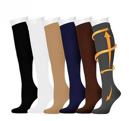 Men Travel Relief Pain Compression Sock Women Pregnancy For Running Flight Fitness Sports Varicose High Stockings Outdoor Anti Fatigue