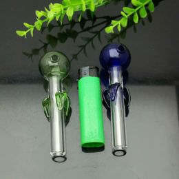 Colourful disc Flower Colour Bubble straight pipe Glass Bongs Glass Smoking Pipe Water Pipes Oil Rig Glass Bowls Oil Burner