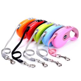 Portable Retractable Dog Leash Dog Cat Walk Lead Leashes Rope will and sandy Home pet dog accessories