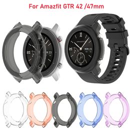 TPU Shell for xiaomi huami amazfit gtr 42 47mm Protector Soft Protect Shell Slim Watch Protective Case Cover Watchband Accessory Factory