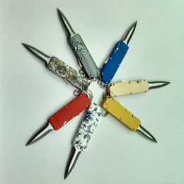 MINI mini pull flail knives single action keychain Satin pocket knife xmas gift for man 1pcs Adul