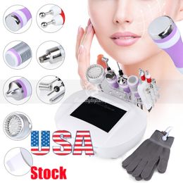 9In1 Facial Skin Tightening Machine 3MHZ Ultrasound Scrubber Microdermabrasion Dermabrasion Blackhead Removal Skin Care Cleaning Beauty