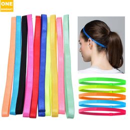 Bandas bandas elásticas de silicona Venda de los deportes Cabeza rápida absorción del sudor cabello seco para Running Yoga