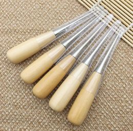 Professional Leather Wood Handle Awl Tools For Leathercraft Stitching Sewing SN3529