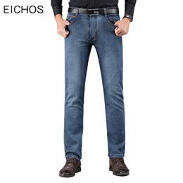 Mens Jeans Brand High Quality Cotton Retro Man Jeans Nostalgia Style Straight Slim Casual Male Denim Overalls Spring Summer Pant