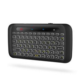 Tastiera touchpad mini tastiera wireless nera 2.4G con funzione di retroilluminazione Moda per computer portatile PC