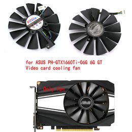 Original for ASUS STRIX PH-GTX1660Ti-O6G 6G GT GTX1660TI RTX2060 Graphics Video Card fan FDC10U12D9-C PLD10010B12HH