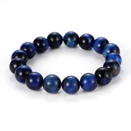 10 Mm Naturel Bleu Jaune African Roar OEIL DE TIGRE pierres précieuses Perles rondes 15/"