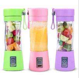 USB Electric Blender Juicer Portable Rechargeable Bottle Squeeze Juicer Mini Blenders Fruit Vegetable Juice Maker Kitchen Tools LSK93