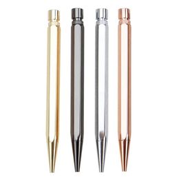 Vintage Brass Bamboo Joint Gel Pen Detachable Metal Rollerball Pen Collection
