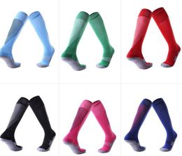 Top men Adult children's non slip over knee football socks thickened towel bottom long tube socks comfortable resistant sports socks fitness