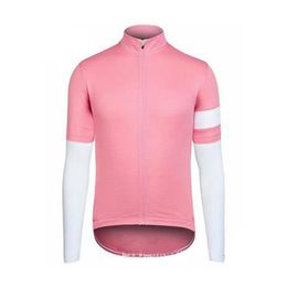 Mens Rapha Pro Team Cycling Long Sleeve Jersey MTB bike shirt Outdoor Sportswear Breathable Quick dry Racing Tops Road Bicycle clothing Y21042101