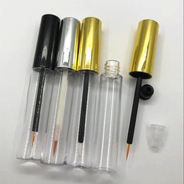 10ML Transparent Make Up Empty Tube Empty Eyeliner Cosmetic Container Liquid Eyeliner Bottle With Brush Cap F1835